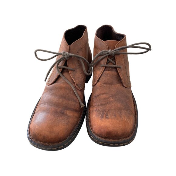 Born Harrison Boots Size 9 Lace Up Brown Leather Chukka Boots Casual Workwear main image 5